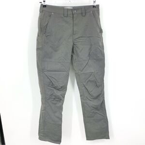 FLYLOW‎ Pants Men Size 32 Trailworks Gray Straight Leg Nylon Hiking 1041